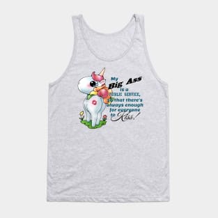 Snarkles the Vulgar Unicorn: "My Big Ass" Tank Top